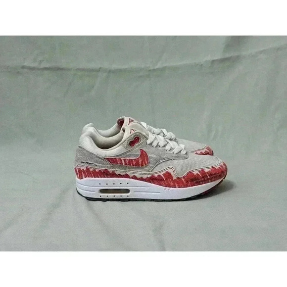 Nike Air Max 1 Sketch To Shelf University Red 2019 Shoes Sneakers Sz5 CJ4286-101 - Picture 5 of 12